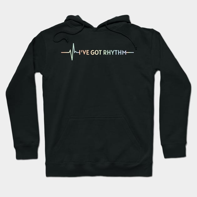 Cardiologists know the rhythm of the heart - rainbow Hoodie by MedicineIsHard